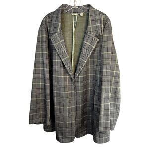 Cato 26W 28W Women's Blazer Gray Suit Coat Plus Size 4X 4XL Jacket